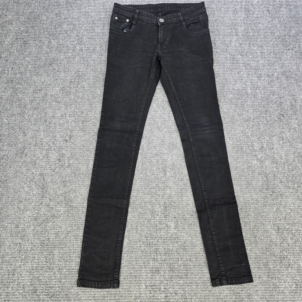 Pepe Jeans London 73 Womens Tag 32 Fits like 30x32 Black Skinny Jeans